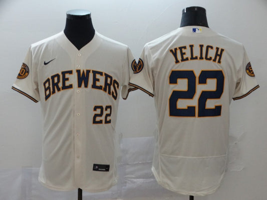 Men/Women/Youth Milwaukee Brewers Christian Yelich NO.22 baseball Jerseys
