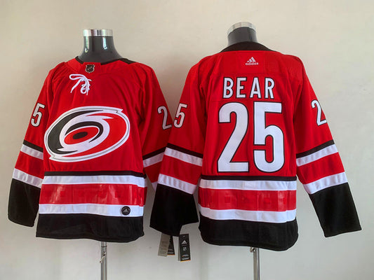 Carolina Hurricanes Ethan Bear #25 Hockey jerseys
