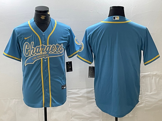 Men/Women/Youth Los Angeles Chargers baseball Jerseys blank or custom your name and number