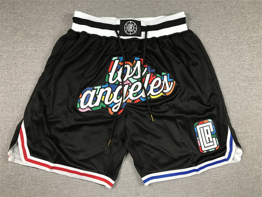Los Angeles Clippers Black Basketball Shorts