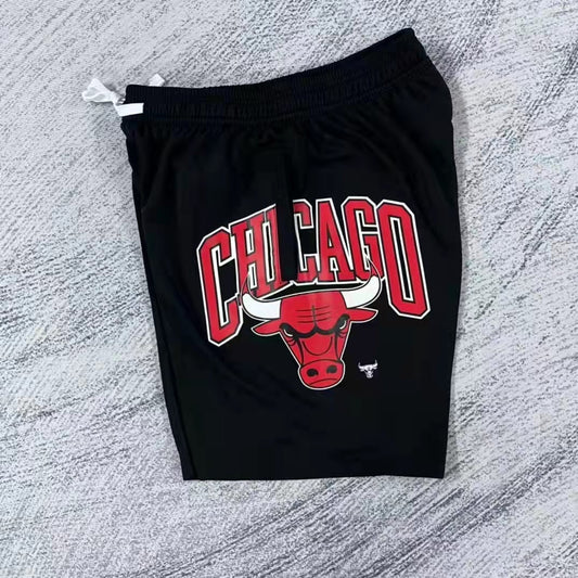 Chicago bulls black Basketball Shorts