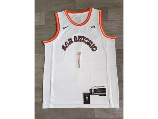 San Antonio Spurs Victor Wembanyama NO.1 Basketball Jersey