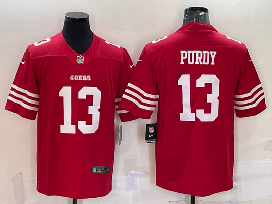 Adult San Francisco 49ers Brock Purdy NO.13 Football Jerseys