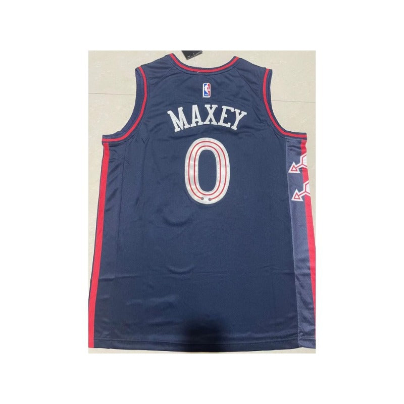 Philadelphia 76ers Tyrese Maxey NO.0 basketball Jersey