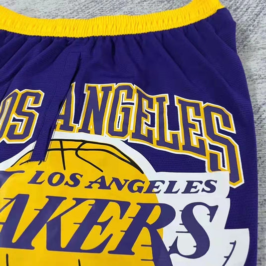 Los Angele lakers purple Basketball Shorts