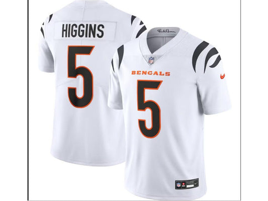 Adult Cincinnati Bengals Tee Higgins NO.5 elite Football Jerseys